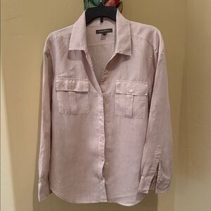 Tommy Bahama Woman’s L/S 100% Linen Blouse - Medium